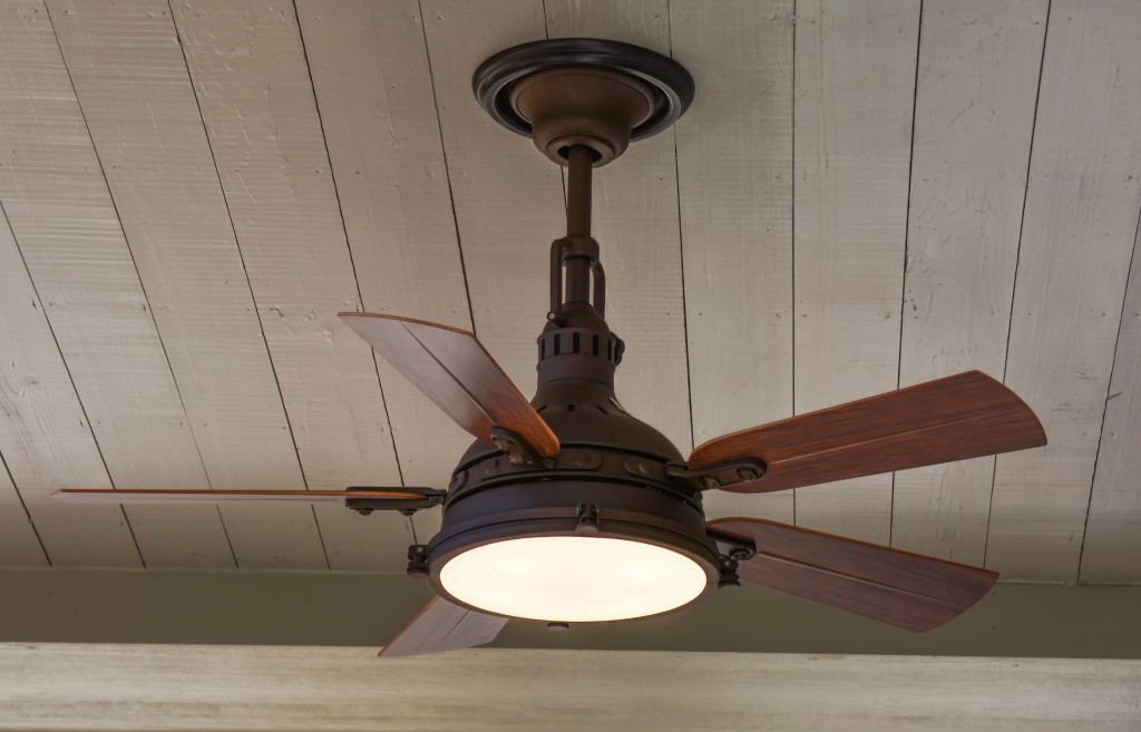 ceiling fan - stock photo